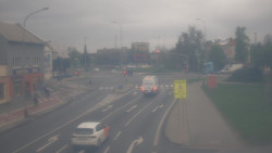 Křižovatka ulic Komenského a Velké Novosady