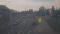 Křižovatka ulic Komenského a Velké Novosady