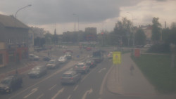 Křižovatka ulic Komenského a Velké Novosady