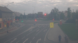 Křižovatka ulic Komenského a Velké Novosady