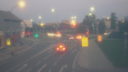 Křižovatka ulic Komenského a Velké Novosady