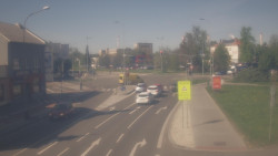 Křižovatka ulic Komenského a Velké Novosady