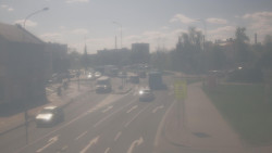 Křižovatka ulic Komenského a Velké Novosady