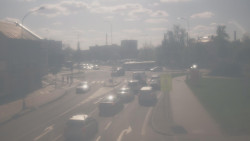 Křižovatka ulic Komenského a Velké Novosady