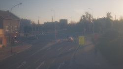 Křižovatka ulic Komenského a Velké Novosady