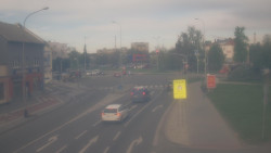 Křižovatka ulic Komenského a Velké Novosady