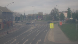 Křižovatka ulic Komenského a Velké Novosady