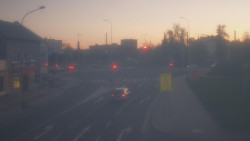 Křižovatka ulic Komenského a Velké Novosady