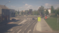 Křižovatka ulic Komenského a Velké Novosady