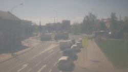 Křižovatka ulic Komenského a Velké Novosady