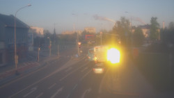 Křižovatka ulic Komenského a Velké Novosady