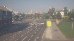 Křižovatka ulic Komenského a Velké Novosady