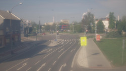 Křižovatka ulic Komenského a Velké Novosady