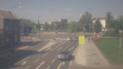 Křižovatka ulic Komenského a Velké Novosady