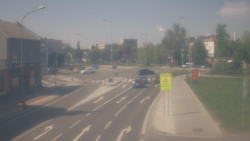 Křižovatka ulic Komenského a Velké Novosady