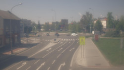 Křižovatka ulic Komenského a Velké Novosady