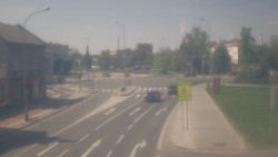 Křižovatka ulic Komenského a Velké Novosady