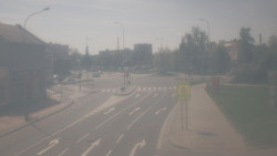 Křižovatka ulic Komenského a Velké Novosady