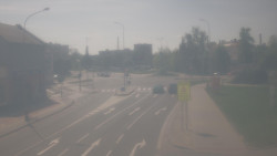 Křižovatka ulic Komenského a Velké Novosady