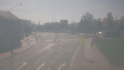 Křižovatka ulic Komenského a Velké Novosady