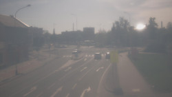 Křižovatka ulic Komenského a Velké Novosady