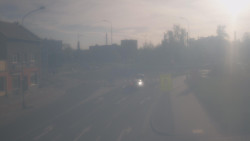 Křižovatka ulic Komenského a Velké Novosady