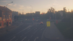 Křižovatka ulic Komenského a Velké Novosady