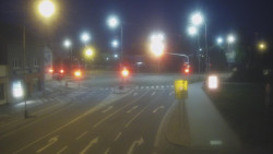 Křižovatka ulic Komenského a Velké Novosady