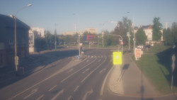 Křižovatka ulic Komenského a Velké Novosady