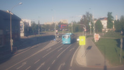 Křižovatka ulic Komenského a Velké Novosady