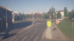 Křižovatka ulic Komenského a Velké Novosady