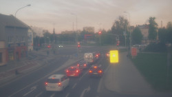 Křižovatka ulic Komenského a Velké Novosady