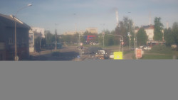 Křižovatka ulic Komenského a Velké Novosady