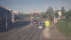 Křižovatka ulic Komenského a Velké Novosady