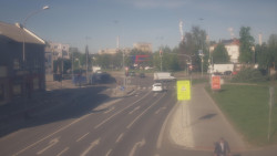 Křižovatka ulic Komenského a Velké Novosady