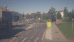 Křižovatka ulic Komenského a Velké Novosady