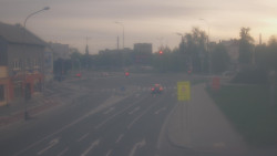 Křižovatka ulic Komenského a Velké Novosady