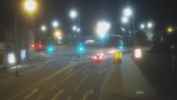 Křižovatka ulic Komenského a Velké Novosady