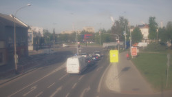 Křižovatka ulic Komenského a Velké Novosady