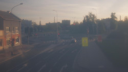 Křižovatka ulic Komenského a Velké Novosady