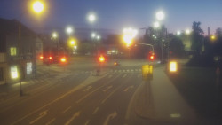 Křižovatka ulic Komenského a Velké Novosady