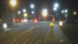 Křižovatka ulic Komenského a Velké Novosady