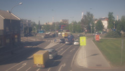 Křižovatka ulic Komenského a Velké Novosady