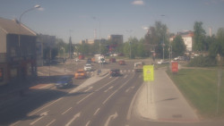 Křižovatka ulic Komenského a Velké Novosady