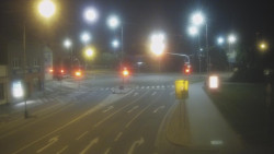 Křižovatka ulic Komenského a Velké Novosady