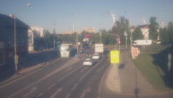 Křižovatka ulic Komenského a Velké Novosady