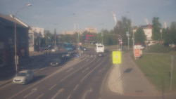 Křižovatka ulic Komenského a Velké Novosady