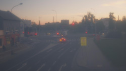 Křižovatka ulic Komenského a Velké Novosady