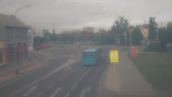 Křižovatka ulic Komenského a Velké Novosady