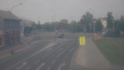 Křižovatka ulic Komenského a Velké Novosady